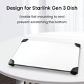 STARGEAR Protective Stand Pads Flat Mount for Starlink Gen 3 Dish (4 Pack)