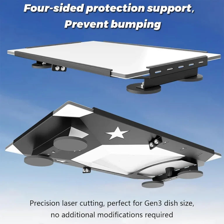 Starlink Gen 3 Flat Mount – Magnetic Quick‑Release Kit