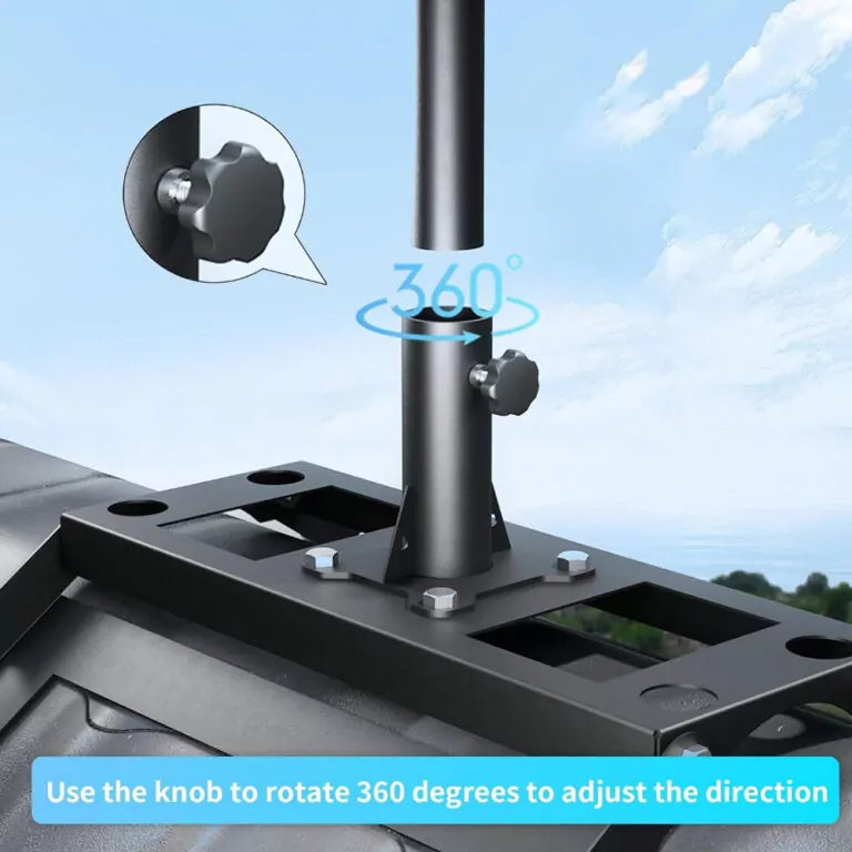 Adjustable Roof Ridge Mount Kit for Starlink Gen 3 Satellite Dish